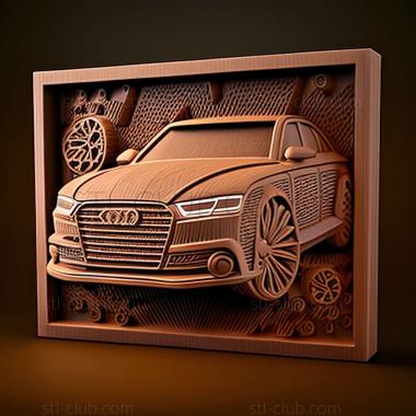 3D мадэль Audi A6 C8 (STL)